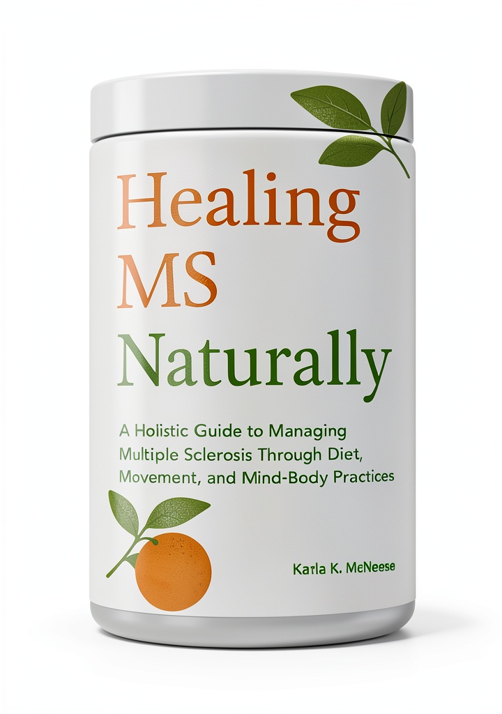Reader using the Multiple Sclerosis Guide on a Kindle device